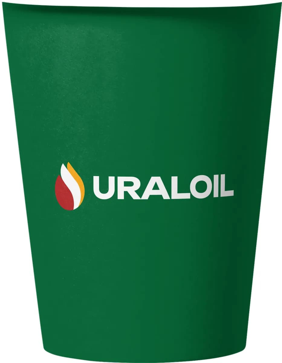 Стакан URALOIL с латинским написанием